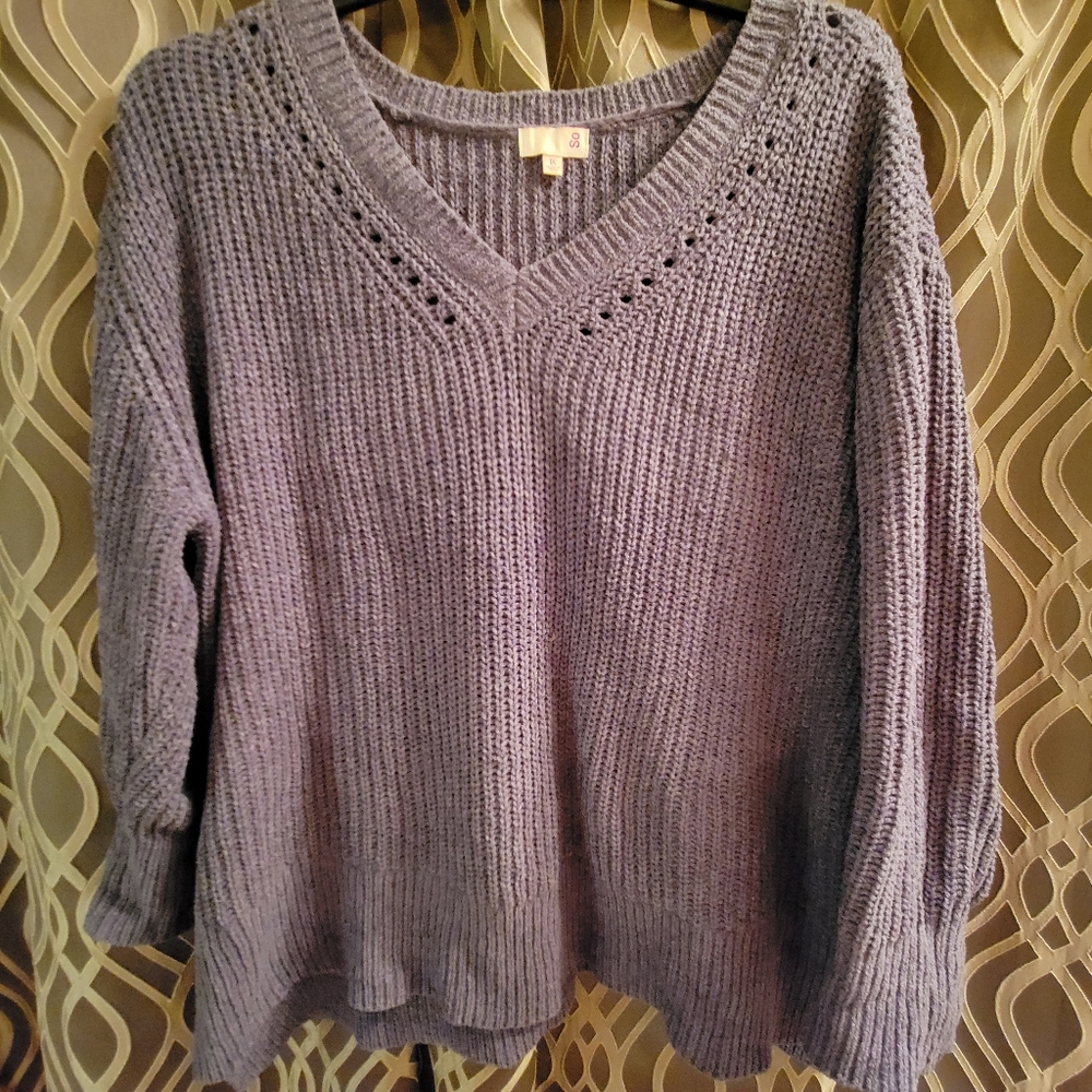 SO knit sweater. Size 1X